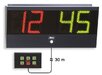Timer display with minutes and seconds